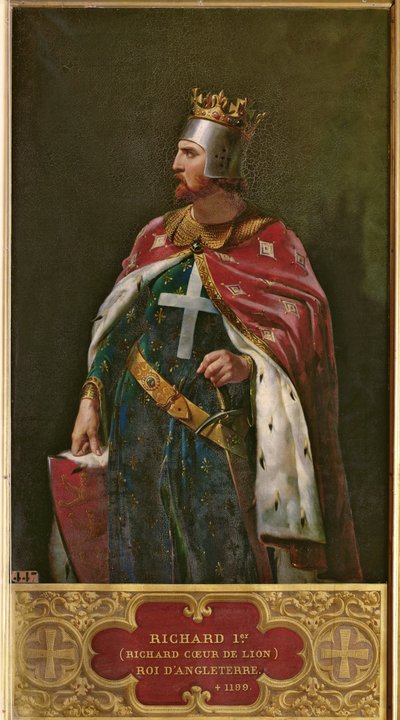 Richard I the Lionheart, King of England, 1841 by Merry Joseph Blondel